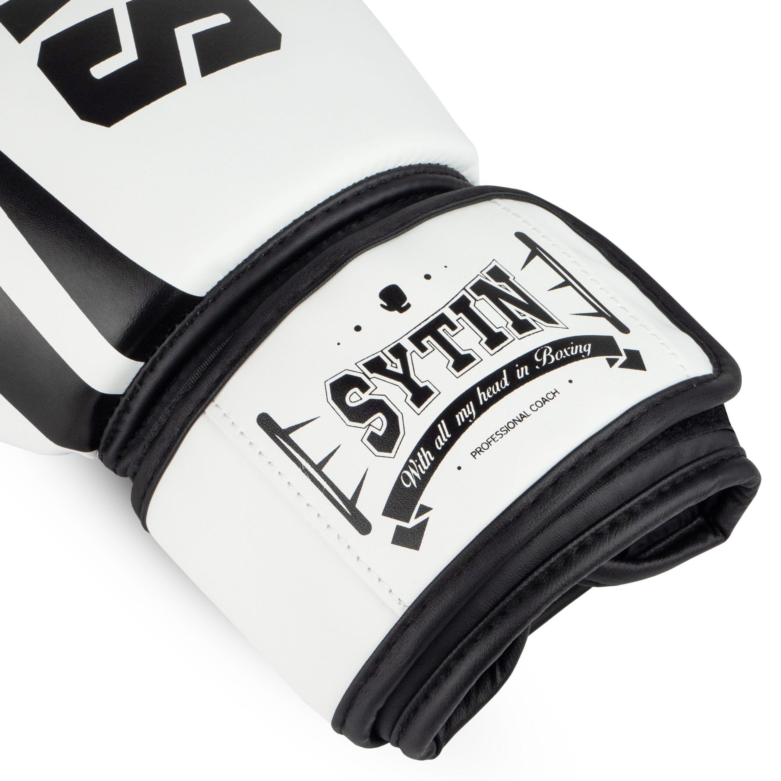 Боксерські рукавички, бинти та капа. Набір SYTIN ClearBlow білого кольору/10-14oz/ - Зображення 12