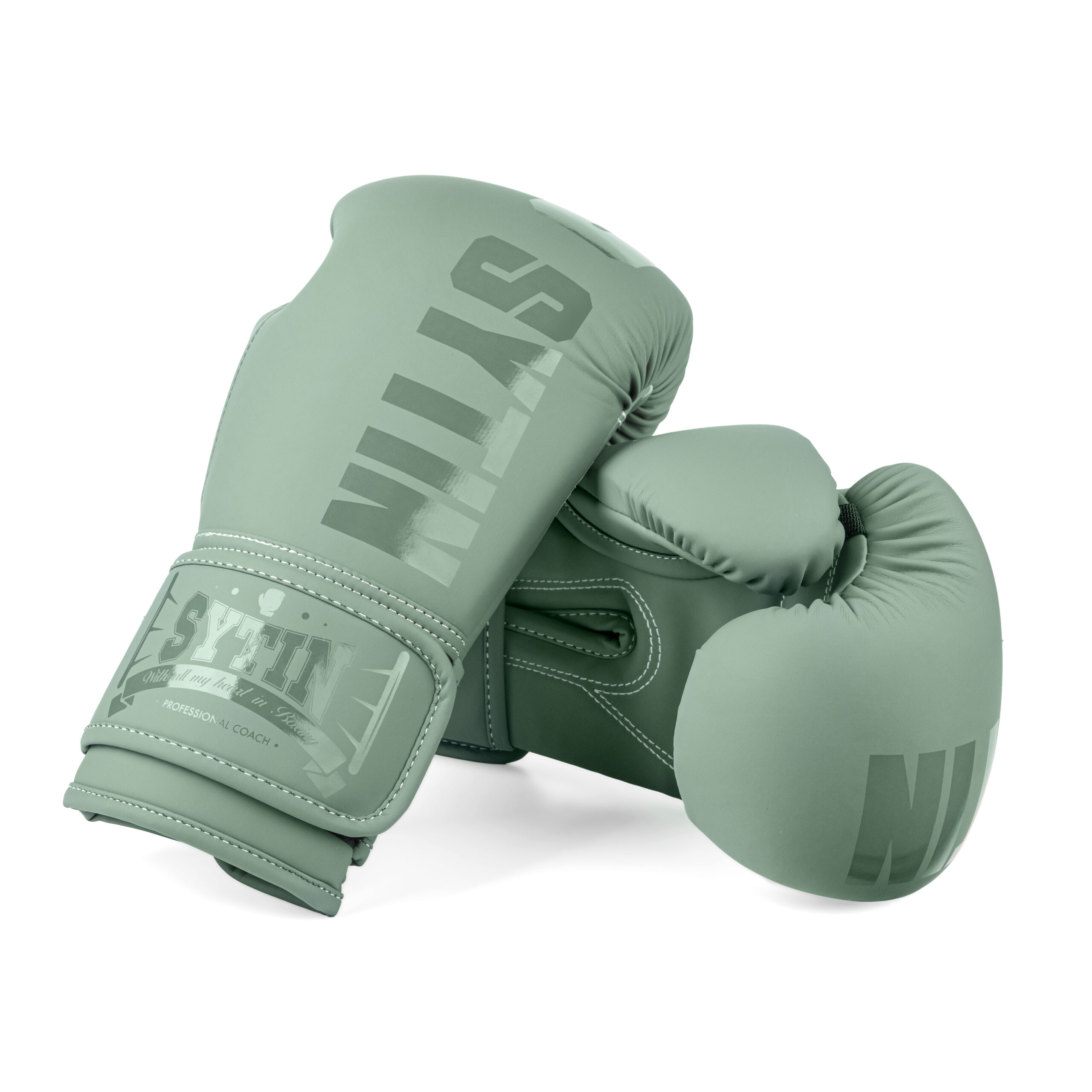 Боксерські рукавички SITIN Spawithin\10-12 oz\Зелені - Зображення 4