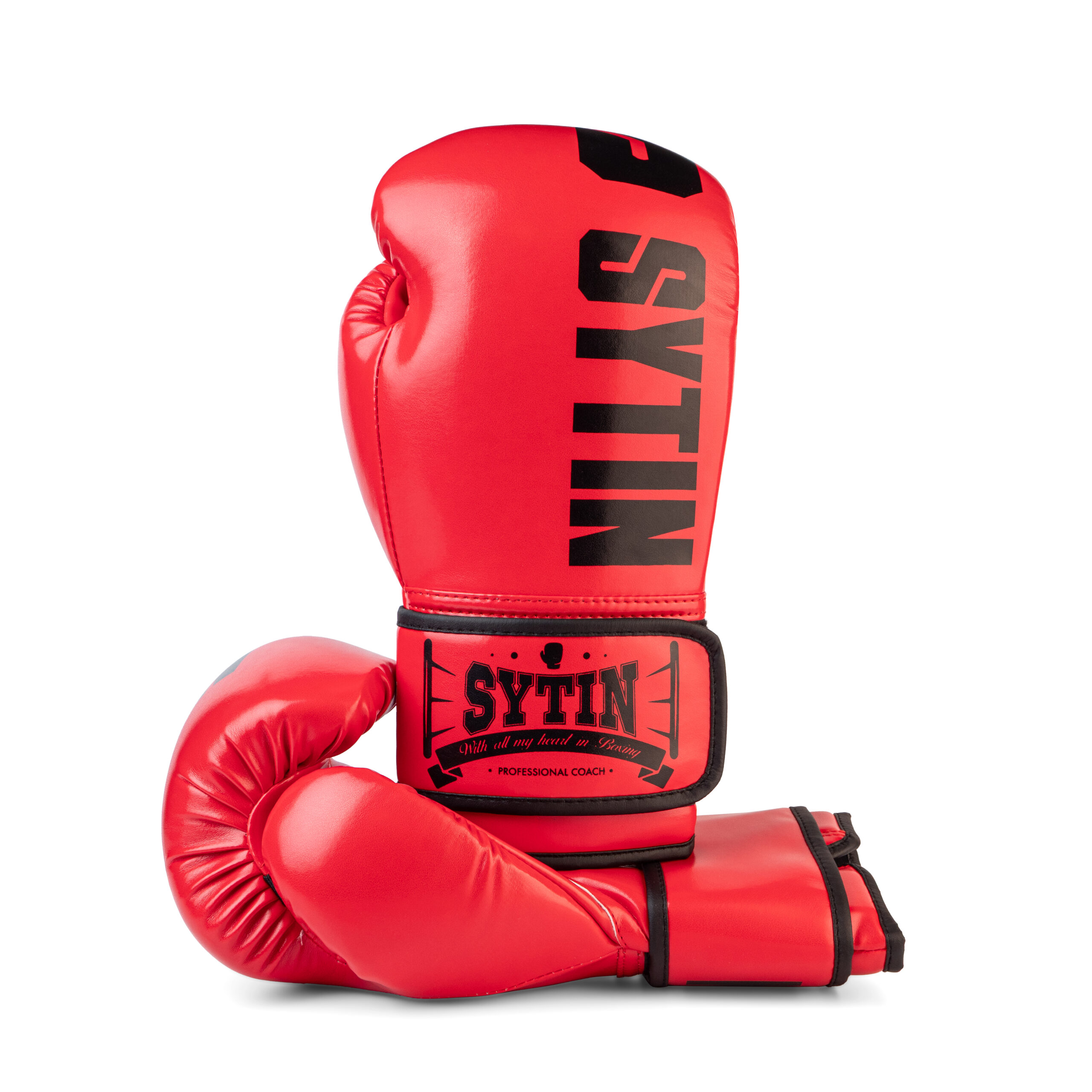 Боксерські рукавички SITIN Spawithin\10-12 oz\Червоний - Зображення 3